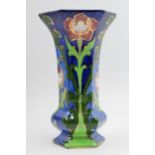 Bursley Ware lustre vase by Frederick Rhead, pattern 451, 20cm tall. In good condition with no