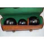 Set of Thoms Taylor Crown Green Bowls. Together with jack and bag. 2 lb 11oz, 2 Full bias quality