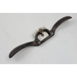 Early Stanley Rule & Level Co Spoke Shave. Round faced, original blade and brass locking nut. A good