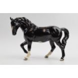 Beswick Stocky Jogging Mare in black, BCC model 2005. In good condition with no obvious damage or