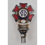 Early Car Club Badge. The Order Of The Road. 27 Year Driver. RD No. 34484. B1941. London Maker. Some