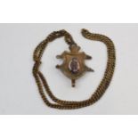 Masonic Interest: an RAOB large fob on chain, chain circa 95cm long.