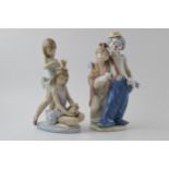 Boxed Lladro figures to include Pals Forever 7686 and First Ballet 5714 (2). In good condition