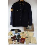 A collection of military items relating to SGT Johnson of the Royal Signals Corps, 2345385 b 01/08/