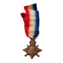 World War One 1914-1915 Star with ribbon 'T F Twitchett BDR RFA'.