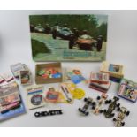 A mixed collection of vintage toys to include Waddingtons Formula 1 'Racing Board Game', Corgi &
