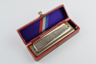 Boxed 'The Super Chromonica' by M Hohner.