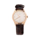 Vintage Omega 18ct rose gold wristwatch. Original Omega clasp. Omega crown. In working order. Case