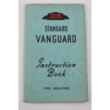 Standard Vanguard instruction book. Believed complete, VGC.