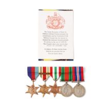 World Way Two 8th Army medals to include the Africa Star, Italy Star, 1939-1945 Star, the Defence