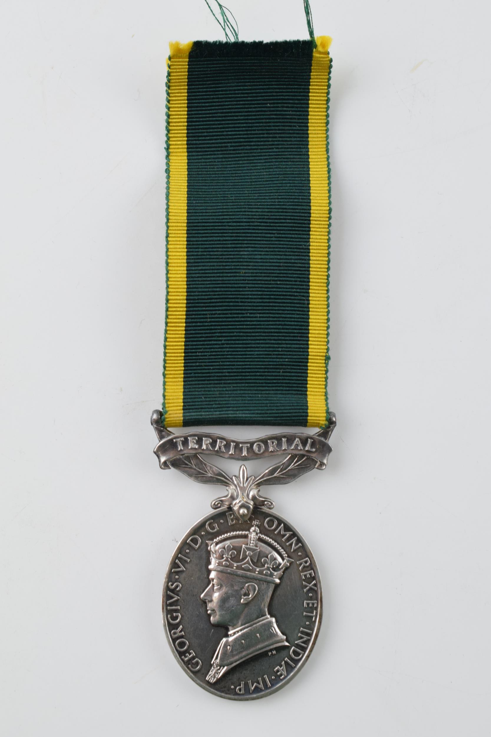 George VI Territorial medal 'For Efficient Service" awarded to 753760 CRMN. H . ASSHETON. R. E. M.