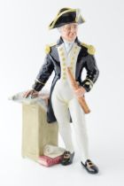 Royal Doulton figure The Captain HN2260. Potential seconds - backstamp not drilled but light