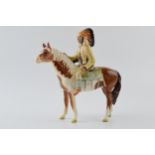 Beswick Mounted Indian on Skewbald horse 1391 (restored ears). The piece displays well but has