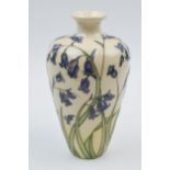 Boxed Moorcroft Bluebells vase, 72/6, limited edition of 300, 15.5cm tall. In good condition with no