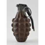 A deactivated grenade ME177L, Fuze M228 complete with original pin. In good original condition