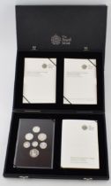 Boxed The Royal Mint 2008 United Kingdom Coinage Emblems of Britain Silver Proof Collection with