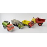 A collection of unboxed Dinky and similar die-cast model vehicles. To include Dinky Toys Refuse