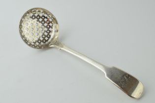 Silver sugar sifter ladle, London 1822, Eley & Fearn, 43.4 grams.