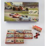 A collection of boxed die-cast Polistil F.1 cars (9) together with a Polistil 'La Pista Dei