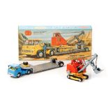 Boxed Corgi Major Toys Gift Set No 27 Bedford Machinery Carrier with Priestman Shovel, 1128
