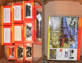 A collection of boxed Hornby OO Gauge model railway items to include, Caledonian Local, BR 0-4-0