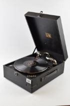 His Master's Voice (HMV) Gramophone, by 'The Gramophone Company Ltd Hayes, Middlesex'. c1940s.