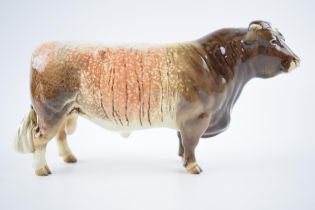 Beswick Shorthorn Bull 1504 (restored left horn). In good condition and displays well apart from the