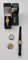 A collection of vintage watches to include a gents Sekonda 17 Jewels date model a/f, a Hefik