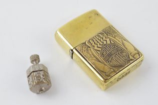 Vintage Zippo Harley Davidson lighter, 1993, with a gambling spinner (2).