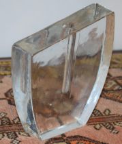 German Brutalist Rock glass vase by Peill and Putzler, 15cm tall. In good condition with no