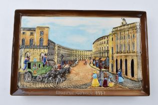 Beswick Regent Street rectangular plaque, unmarked. In good condition with no obvious damage or