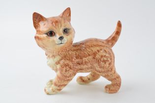 Beswick Persian Kitten 1885 Ginger Swiss Roll colourway. In good condition with no obvious damage or