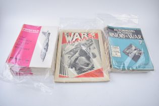A quantity of mixed vintage magazines to include 'Profile Publications' military aircraft magazine(
