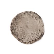 Charles I Sixpence 1636 - 38. Diameter 26.0mm. Weight 2.56g. Thickness 0.85mm. M/M TUN. VG/F. Graded
