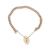 9ct gold hollow link bracelet, hallmarked on every link, weight 10.00g