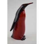 Royal Doulton Flambe emperor penguin, 15cm tall. In good condition with no obvious damage or