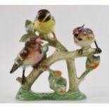 Rare Goebel W. Germany Lang 4 1966, Three Birds on a Branch. Height 16cm. In good condition. Free of