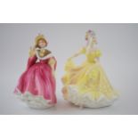 Royal Doulton figures to include Sunday Morning HN2184 and Ninette HN2379 (2). Ninette is a second