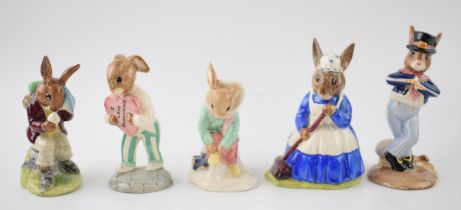 Boxed Royal Doulton Bunnykins to include Sweetheart - limited edition, Billie, Clean Sweep, Girl