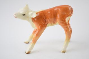 Beswick Hereford Calf 854, early version. In good condition with no obvious damage or restoration.