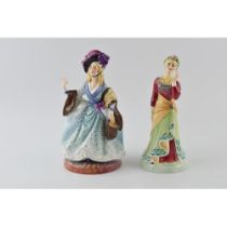 Peggy Davies figures to include Ellen Terry (damage to flowers) and Sarah Siddons (2). In good