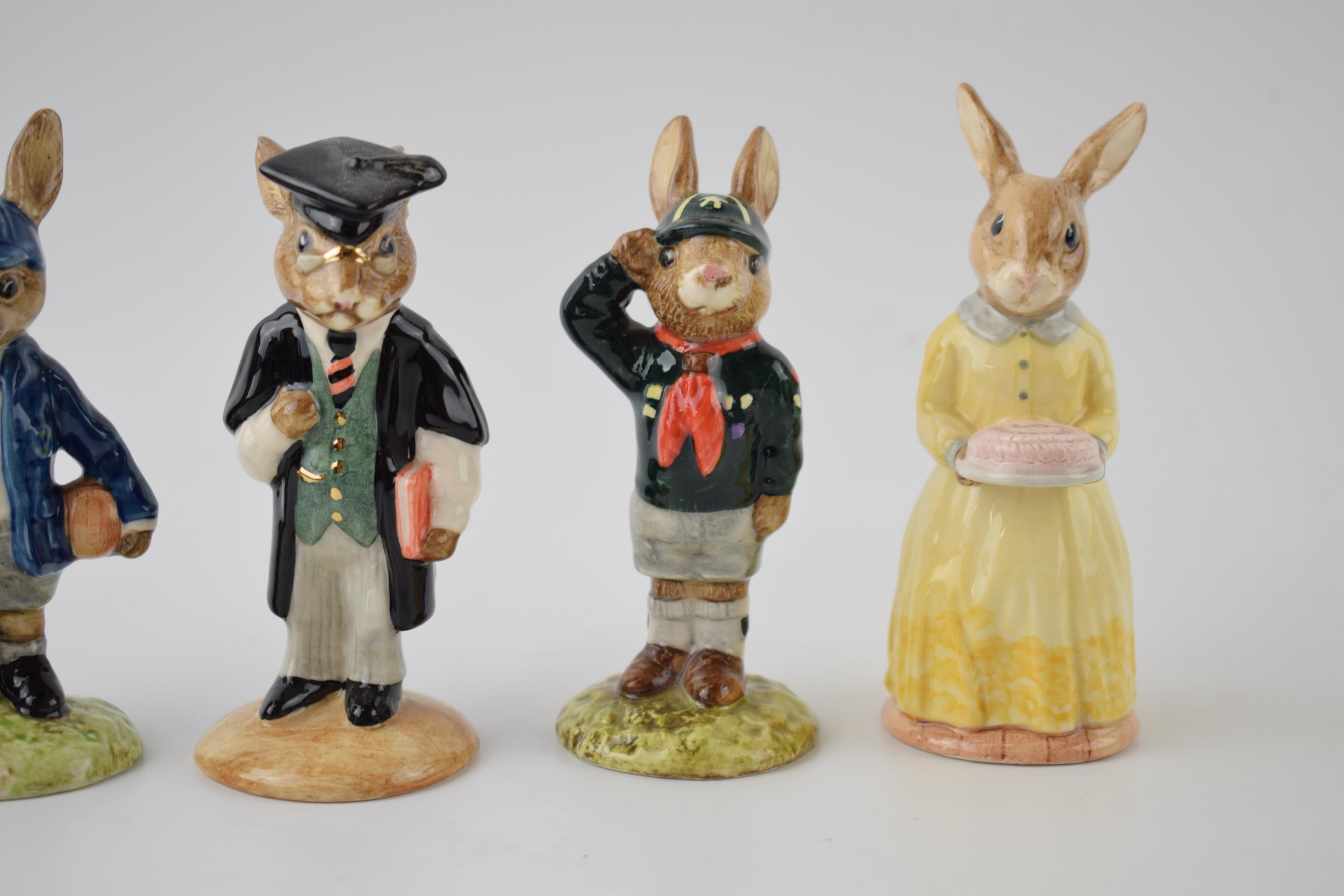 Boxed Royal Doulton Bunnykins to include Postman, Schoolboy, 60th Anniversary, Be Prepared and - Image 3 of 3