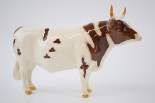 Beswick Ayrshire Bull 1454B (restored horns).