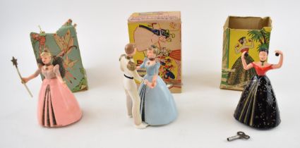 A collection of boxed Wells-Brimtoy Novelty Mechanical toys to include 'Spanish Dancer', 'Cinderella