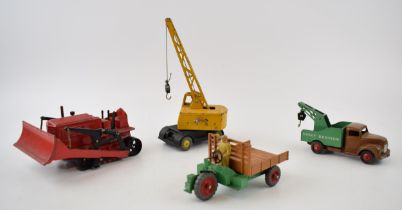 A collection of vintage Dinky Toys die cast vehicles to include. Dinky Supertoys 'Blaw Knox'