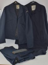 RAF Royal Observers Corps uniform to include rain coat / great coat and full uniform including