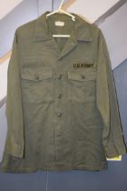 United States Army thick green shirt.