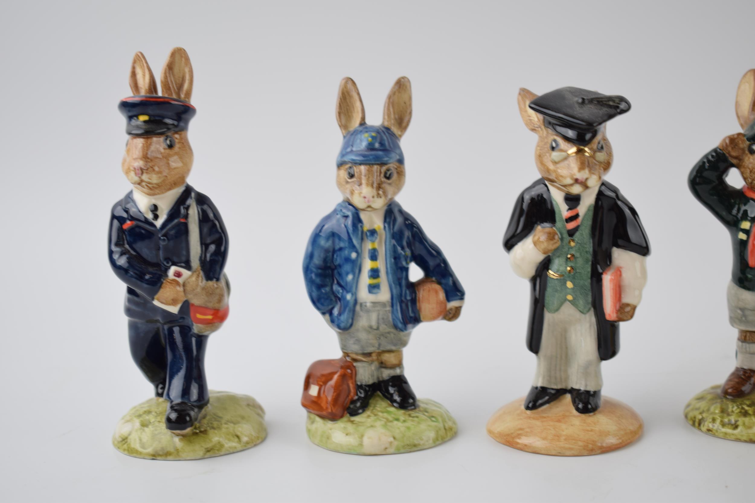 Boxed Royal Doulton Bunnykins to include Postman, Schoolboy, 60th Anniversary, Be Prepared and - Image 2 of 3