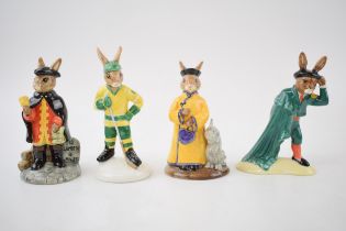Boxed Royal Doulton Bunnykins, all limited edition, to include Ice Hockey, Mandarin, Town Crier