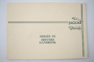 Jaguar / Daimler Series III Drivers Handbook, 1983. Part no. AKM9005 Ed 4, 68pp. VGC.